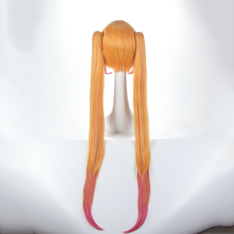 Japanese Anime Kobayashi san Chi No Maid Dragon Tohru Cosplay Wig Long pigtails Bunches Wig Synthetic Wig For Women Cosplay Hair