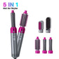 Multifunctional new multi head five-in-one automatic hair sucking hair dryer straight hair comb hair dryer curling rod hot air comb