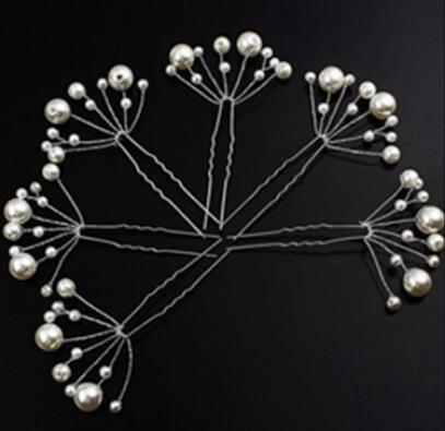 6 Pieces Wedding Bridal Hair Jewelry