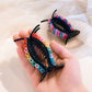 New Colorful Rainbow Hair Claws For Women Girls Hair Holder Clip Sweet Headband Hair Style Make Hairpin Fashion Hair Accessories