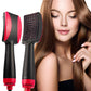 2-In-1 Anion Hot Air Comb Straight Dual Purpose Direct Heating Air Comb Negative Ion Household Hair Dryer
