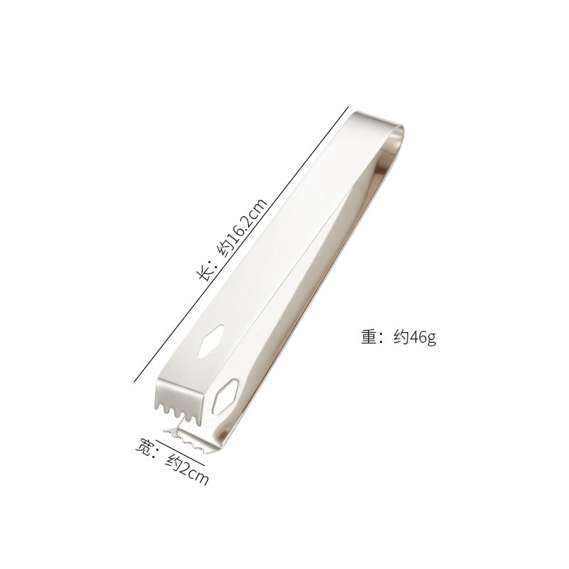 304 Stainless Steel Ice Clip Spot Ice Cube Clip 16cm Buffet Clip Bar Bartender Clip