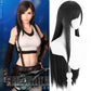 Tifa cos wig Final Fantasy 7 remake Tifa cos wig black simulation scalp cosplay fake hair game