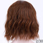 Fashion chemical fiber wig pink short curly corn perm bob hair set European and American short hair wig ladies headgear