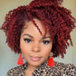 New African small curly wig female short curly hair partial full top chemical fiber headgear wigs