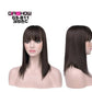 women Bob Wig With Bangs Short Straight Wigs party Synthetic Hair Heat Resistant Fiber fake hair Halloween Perucas