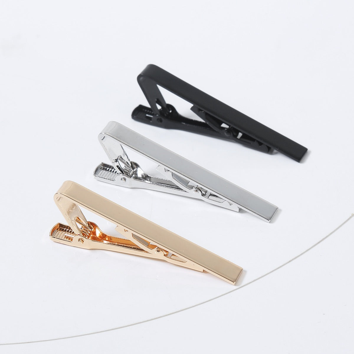 New Fashion Tie Clip Accessories Stainless Steel Tie Clip Men's Simple Shirt Clip