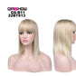 women Bob Wig With Bangs Short Straight Wigs party Synthetic Hair Heat Resistant Fiber fake hair Halloween Perucas