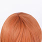 Anime wig cosplay chainsaw human chainsaw angel demon dark orange upturned wig headband