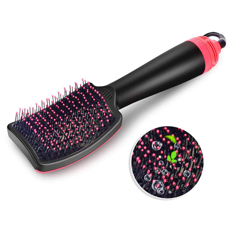 2-In-1 Anion Hot Air Comb Straight Dual Purpose Direct Heating Air Comb Negative Ion Household Hair Dryer