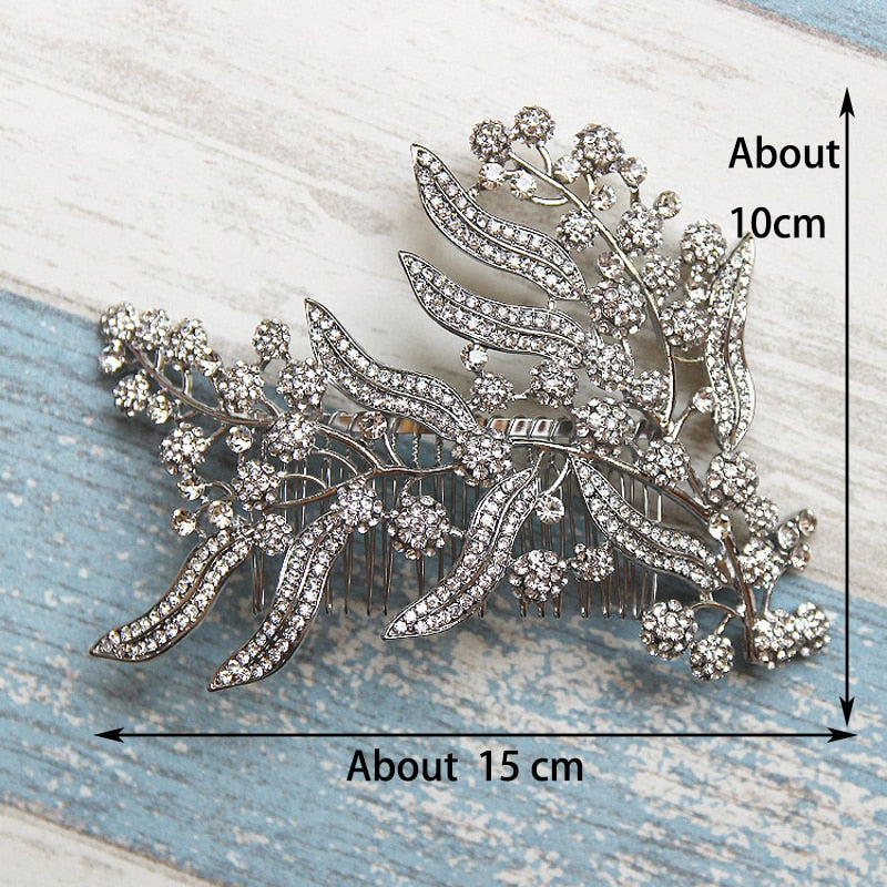 Bridesmaid Hair Comb Women Wedding Hair Accessories Leaves Bridal Headpiece Hair Accessories Wedding Jewelry Bridal Hair Piece