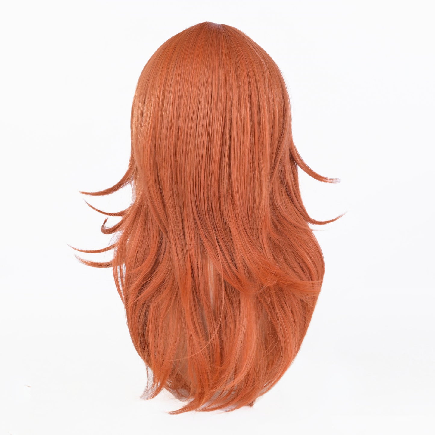 Anime wig cosplay chainsaw human chainsaw angel demon dark orange upturned wig headband