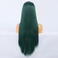 Goddess Wig Natural Realistic Wig Chemical Fiber Front Lace Long Straight Hair Matte High Temperature Silk Wig Headgear