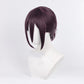 chainsaw man raiju one-piece deep purple cosplay wig