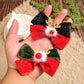 Christmas Antlers Hairball Hair Clip Christmas Cute Bow Duck billed Clip Hair Clip Decorative Headpiece