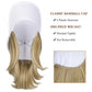 Wig Women's Hooded Wig European and American Personalized Short Straight Hair Chemical Fiber Wig Multi Color Wigs Headcover