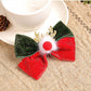 Christmas Antlers Hairball Hair Clip Christmas Cute Bow Duck billed Clip Hair Clip Decorative Headpiece