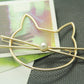 Fashion Hollow Cute Cat Hair Pin Imitation Pearl Hairpin Hair Side Clip Hair Accessories Hair Barrette For Women Girl Gifts