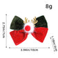 Christmas Antlers Hairball Hair Clip Christmas Cute Bow Duck billed Clip Hair Clip Decorative Headpiece