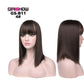 women Bob Wig With Bangs Short Straight Wigs party Synthetic Hair Heat Resistant Fiber fake hair Halloween Perucas