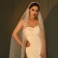 Pearl Hair Band Bridal Veils Extra Long Royal Cathedral Length Veil Wedding Veils with Comb Wedding Hair Accessories