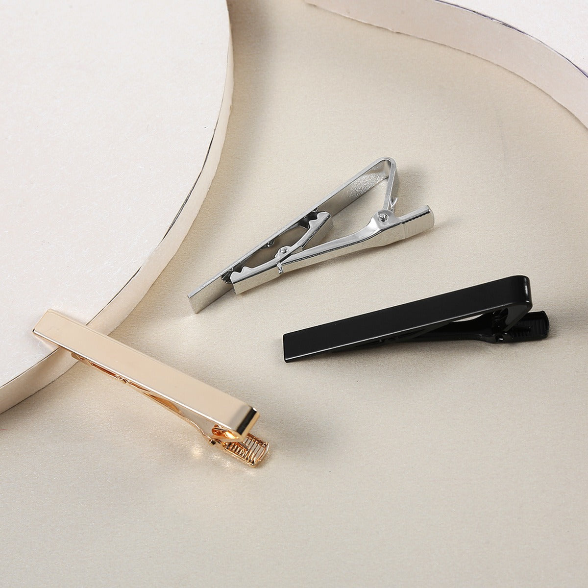 New Fashion Tie Clip Accessories Stainless Steel Tie Clip Men's Simple Shirt Clip