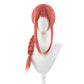 Chainsaw Man Marchma cosplay Wig Chainsaw Man Pavacos False Hair Orange Red Fried Dough Twists Braid Long Hair