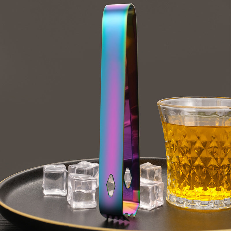 304 Stainless Steel Ice Clip Spot Ice Cube Clip 16cm Buffet Clip Bar Bartender Clip