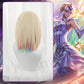 League of Legends cosplay wig with big elements makes Lacus cosplay fake hair game style short hair