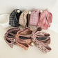Small Fragrant Japanese Checker Bowknot Banana Clip Vertical Clip Pearl Horsetail Clip Hair Clip Headwear R560