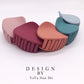 Korean Fashion Design Women Hair Claw Solid Color Hair Crab Retro Square Scrub Hair Clips
