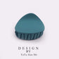 Korean Fashion Design Women Hair Claw Solid Color Hair Crab Retro Square Scrub Hair Clips