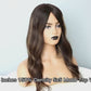 Brown Balayage Color Mono Top Cuticle Aligned Human Hair Wig 16 Inches Body Wave Mono Top European Virgin Human Hair Wig