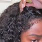Raw Hair Transparent Lace New 4C Edges Curly Baby Hairline Best Hd Human Hair Lace Front Wigs For Beauty Women