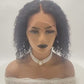 Short Bob Full Lace Transparent Natural Hair Full Lace Bone Straight Wig For Women