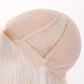 Top Grade 160% Density White Blonde Color BOB Cut Full Hand Tied Mono Top Wig 12 Inches Short Women Wigs