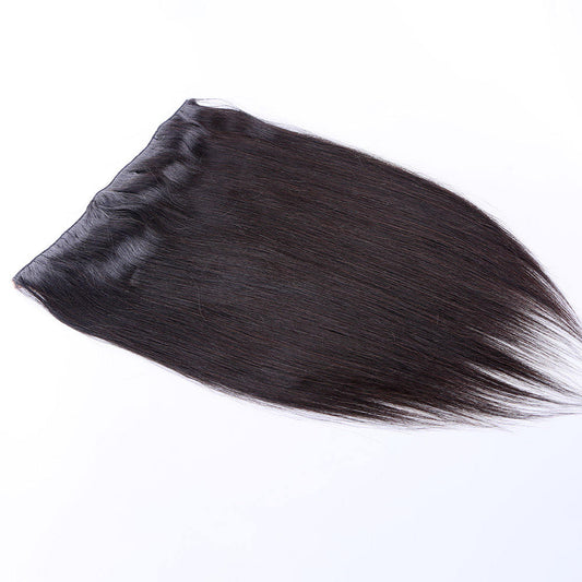 U Tips Hair Extension Natural Black Color Clipin Hair Extension