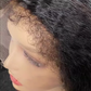 Raw Hair Transparent Lace New 4C Edges Curly Baby Hairline Best Hd Human Hair Lace Front Wigs For Beauty Women