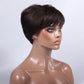 High Density 100 Natural Human Hair Wigs Full Hd Lace Wigs Pixie Cut Bob Wigs For Black Women