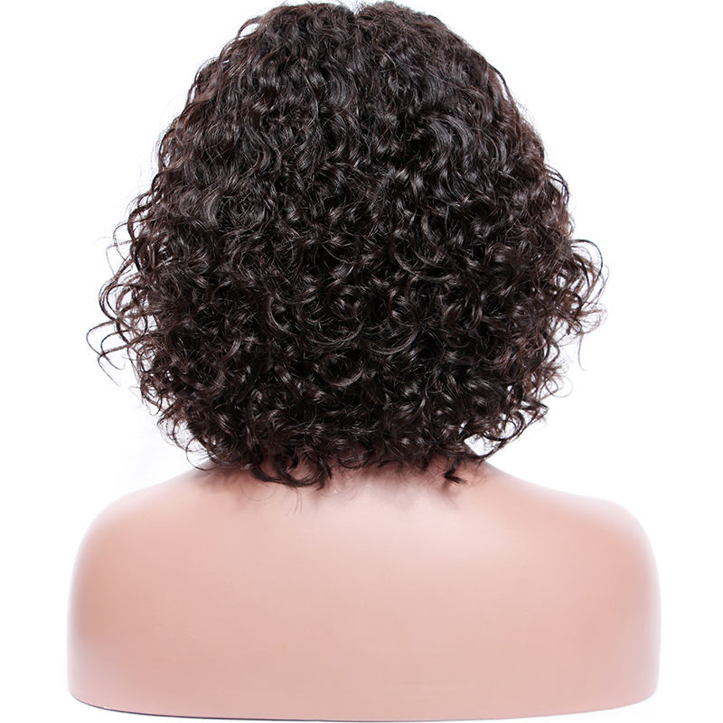 Spot Goods New 4C Edges Curly Baby Hairline Transparent Swiss Hd Lace Front Wig For Black Women