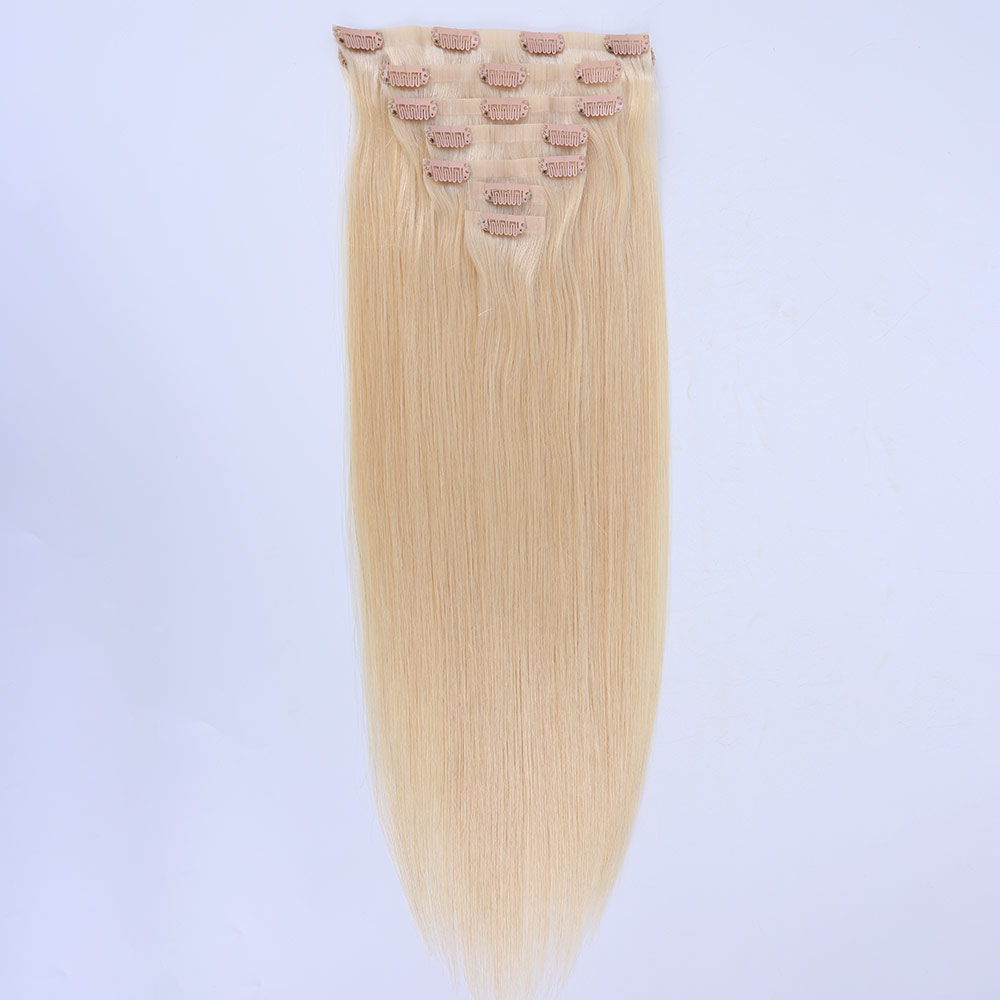 New Invisible Seamless Clipin Hair Extension Best Quality European Human Hair Women Hair Extension