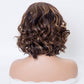 10 Inch Short Texture Remy Human Hair 180% Density Pic Curl Pic Color 5*5 Hd Lace Closure Wigs For Women