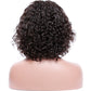 Short Bob Full Lace Transparent Natural Hair Full Lace Bone Straight Wig For Women